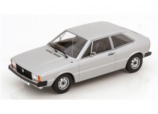 VW Scirocco 1 L 1975 silber KK-Scale 1:18 Metallmodell (Türen, Motorhaube... nicht zu öffnen!)