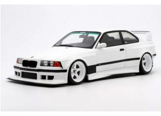 BMW E36 Khyzyl Saleem Alpine White 300 2022 \"Project Cars\" OttO mobile 1:18 Resinemodell (Türen, Motorhaube... nicht zu öffnen!)