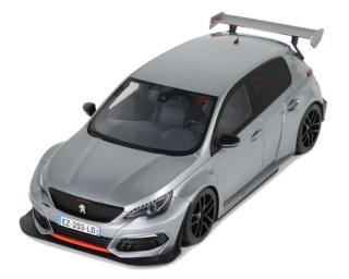 PEUGEOT 308 RC BYFACTORY GRAU - GRIS ARTENSE 2020 OttO mobile 1:18 Resinemodell (Türen, Motorhaube... nicht zu öffnen!)