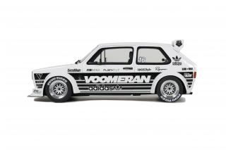 VOLKSWAGEN GOLF 1 GTI VOOMERAN WHITE - Project Cars OttO mobile 1:18 Resinemodell (Türen, Motorhaube... nicht zu öffnen!)