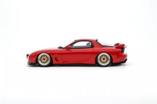 MAZDA RX7 KHYZYL SALEEM RED 2020 - Project Cars OttO mobile 1:18 Resinemodell (Türen, Motorhaube... nicht zu öffnen!)