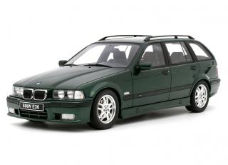 BMW E36 328i touring M Pack Fern Green 386 1997 OttO mobile 1:18 Resinemodell (Türen, Motorhaube... nicht zu öffnen!)