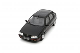 CITROËN ZX VOLCANE 2.0 BLACK ( Noir Onyx) 1991 (5 Doors) OttO mobile 1:18 Resinemodell (Türen, Motorhaube... nicht zu öffnen!)