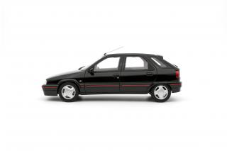 CITROËN ZX VOLCANE 2.0 BLACK ( Noir Onyx) 1991 (5 Doors) OttO mobile 1:18 Resinemodell (Türen, Motorhaube... nicht zu öffnen!)