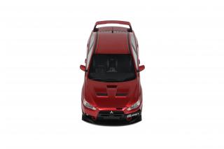 MITSUBISHI LANCET EVO X FQ 400 RED (Orient Red) 2012 OttO mobile 1:18 Resinemodell (Türen, Motorhaube... nicht zu öffnen!)