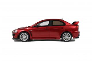 MITSUBISHI LANCET EVO X FQ 400 RED (Orient Red) 2012 OttO mobile 1:18 Resinemodell (Türen, Motorhaube... nicht zu öffnen!)