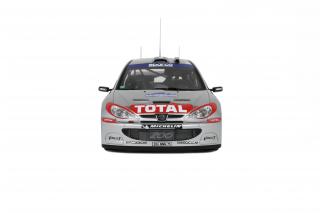 Peugeot 206 WRC Tour de Corse 2002 G.PANIZZI / H.PANIZZI OttO mobile 1:18 Resinemodell (Türen, Motorhaube... nicht zu öffnen!)