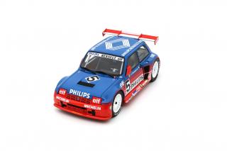 RENAULT 5 SUPER PRODUCTION WHITE BOUSQUET 1987 OttO mobile 1:18 Resinemodell (Türen, Motorhaube... nicht zu öffnen!)