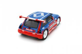 RENAULT 5 SUPER PRODUCTION WHITE BOUSQUET 1987 OttO mobile 1:18 Resinemodell (Türen, Motorhaube... nicht zu öffnen!)