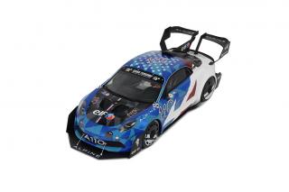 Alpine A110 Pikes Peak Pikes Peak 2023 OttO mobile 1:18 Resinemodell (Türen, Motorhaube... nicht zu öffnen!)