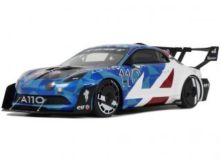 Alpine A110 Pikes Peak Pikes Peak 2023 OttO mobile 1:18 Resinemodell (Türen, Motorhaube... nicht zu öffnen!)