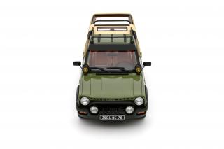 TALBOT MATRA RANCHO DECOUVRABLE GREEN (Vert Sologne) 1981 OttO mobile 1:18 Resinemodell (Türen, Motorhaube... nicht zu öffnen!)