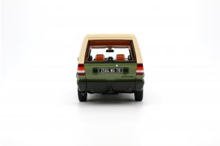 TALBOT MATRA RANCHO DECOUVRABLE GREEN (Vert Sologne) 1981 OttO mobile 1:18 Resinemodell (Türen, Motorhaube... nicht zu öffnen!)