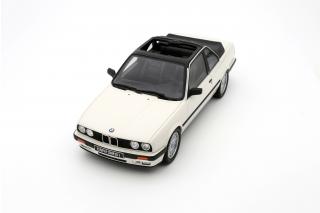 BMW E30 325I TC2 BAUR WHITE 1988 (Alpineweiss 218) OttO mobile 1:18 Resinemodell (Türen, Motorhaube... nicht zu öffnen!)