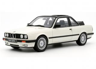 BMW E30 325I TC2 BAUR WHITE 1988 (Alpineweiss 218) OttO mobile 1:18 Resinemodell (Türen, Motorhaube... nicht zu öffnen!)