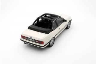 BMW E30 325I TC2 BAUR WHITE 1988 (Alpineweiss 218) OttO mobile 1:18 Resinemodell (Türen, Motorhaube... nicht zu öffnen!)