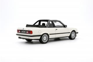 BMW E30 325I TC2 BAUR WHITE 1988 (Alpineweiss 218) OttO mobile 1:18 Resinemodell (Türen, Motorhaube... nicht zu öffnen!)