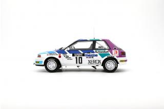 Mazda 323 GTX Gr.A 1000 Lakes Rally 1991 T. MÄKINEN OttO mobile 1:18 Resinemodell (Türen, Motorhaube... nicht zu öffnen!)