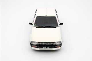 Peugeot 505 V6 Blanc Meije 1989 OttO mobile 1:18 Resinemodell (Türen, Motorhaube... nicht zu öffnen!)