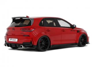 PRIOR DESIGN I30 N ENGINE RED 2021 OttO mobile 1:18 Resinemodell (Türen, Motorhaube... nicht zu öffnen!)