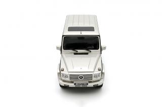 Mercedes-Benz G-Class 55 AMG Iridium Silver 2003 OttO mobile 1:18 Resinemodell (Türen, Motorhaube... nicht zu öffnen!)