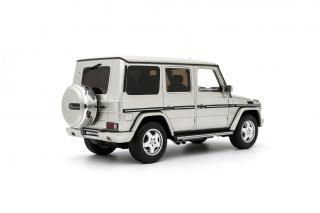 Mercedes-Benz G-Class 55 AMG Iridium Silver 2003 OttO mobile 1:18 Resinemodell (Türen, Motorhaube... nicht zu öffnen!)