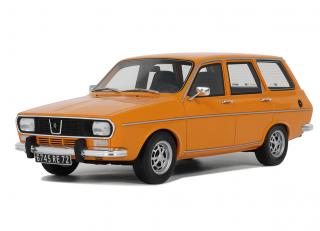 Renault 12 TS Break Orange Andalou 318 1975 OttO mobile 1:18 Resinemodell (Türen, Motorhaube... nicht zu öffnen!)