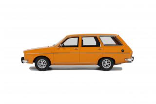 Renault 12 TS Break Orange Andalou 318 1975 OttO mobile 1:18 Resinemodell (Türen, Motorhaube... nicht zu öffnen!)