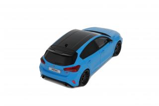 Ford Focus ST Edition Azure Blue 2024 OttO mobile 1:18 Resinemodell (Türen, Motorhaube... nicht zu öffnen!)