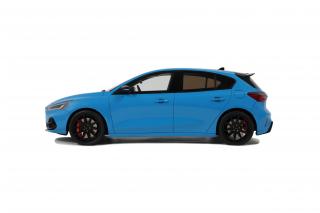 Ford Focus ST Edition Azure Blue 2024 OttO mobile 1:18 Resinemodell (Türen, Motorhaube... nicht zu öffnen!)