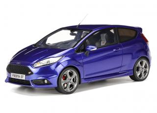 Ford Fiesta Mk7 ST Spirit Blue Metallic OttOmobile 1:18 Resinemodell (Türen, Motorhaube... nicht zu öffnen!)