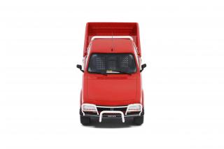 Peugeot 504 Pick Up Dangel 4x4 rot (Rouge Pompier EKB) OttO mobile 1:18 Resinemodell (Türen, Motorhaube... nicht zu öffnen!)