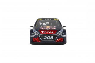 PEUGEOT 208 WRX S.LOEB BELGIUM GP 2018 OttO mobile 1:18 Resinemodell (Türen, Motorhaube... nicht zu öffnen!)