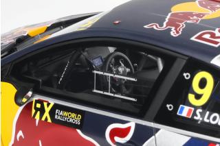 PEUGEOT 208 WRX S.LOEB BELGIUM GP 2018 OttO mobile 1:18 Resinemodell (Türen, Motorhaube... nicht zu öffnen!)