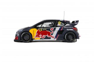 PEUGEOT 208 WRX S.LOEB BELGIUM GP 2018 OttO mobile 1:18 Resinemodell (Türen, Motorhaube... nicht zu öffnen!)