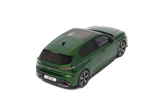 PEUGEOT 308 GT OLIVE GREEN 2022 OttO mobile 1:18 Resinemodell (Türen, Motorhaube... nicht zu öffnen!)