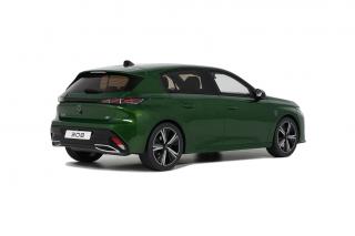 PEUGEOT 308 GT OLIVE GREEN 2022 OttO mobile 1:18 Resinemodell (Türen, Motorhaube... nicht zu öffnen!)