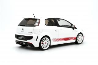 Fiat Punto Abarth Esseesse 1949 White 2010 OttO mobile 1:18 Resinemodell (Türen, Motorhaube... nicht zu öffnen!)