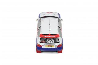 NISSAN SUNNY GTI-R WHITE TOMMI MAKINEN RALLYE WRC MONTE CARLO 1992 OttO mobile 1:18 Resinemodell (Türen, Motorhaube... nicht zu öffnen!)