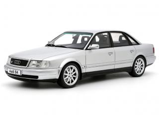 AUDI S4 (C4) 4.2 V8 CRYSTAL SILVER C6 1993 OttO mobile 1:18 Resinemodell (Türen, Motorhaube... nicht zu öffnen!)