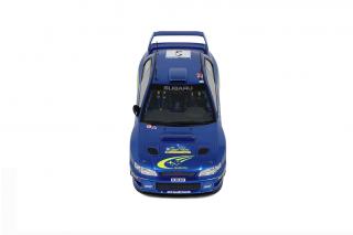 Subaru Impreza S6 WRC Catalunya 2000 Burns/Reid #3 OttO mobile 1:18 Resinemodell (Türen, Motorhaube... nicht zu öffnen!)