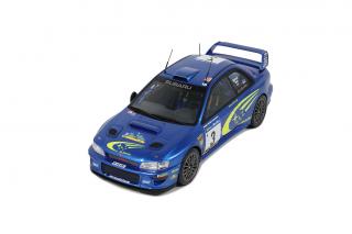 Subaru Impreza S6 WRC Catalunya 2000 Burns/Reid #3 OttO mobile 1:18 Resinemodell (Türen, Motorhaube... nicht zu öffnen!)