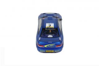 Subaru Impreza S6 WRC Catalunya 2000 Burns/Reid #3 OttO mobile 1:18 Resinemodell (Türen, Motorhaube... nicht zu öffnen!)