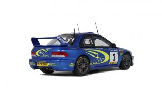 Subaru Impreza S6 WRC Catalunya 2000 Burns/Reid #3 OttO mobile 1:18 Resinemodell (Türen, Motorhaube... nicht zu öffnen!)