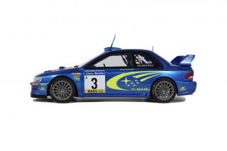 Subaru Impreza S6 WRC Catalunya 2000 Burns/Reid #3 OttO mobile 1:18 Resinemodell (Türen, Motorhaube... nicht zu öffnen!)