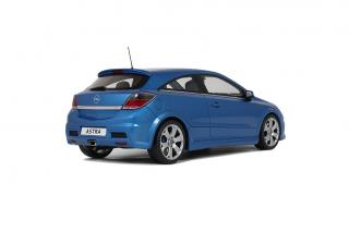 OPEL ASTRA (H) OPC ARDENBLAU 2006 OttO mobile 1:18 Resinemodell (Türen, Motorhaube... nicht zu öffnen!)