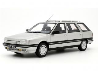 RENAULT 21 NEVADA ARGENT METALLIC 1988 OttO mobile 1:18 Resinemodell (Türen, Motorhaube... nicht zu öffnen!)