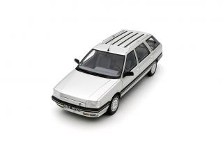 RENAULT 21 NEVADA ARGENT METALLIC 1988 OttO mobile 1:18 Resinemodell (Türen, Motorhaube... nicht zu öffnen!)