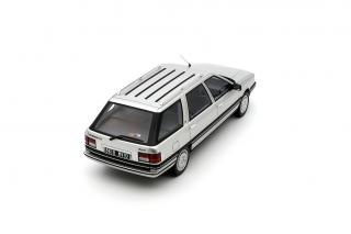 RENAULT 21 NEVADA ARGENT METALLIC 1988 OttO mobile 1:18 Resinemodell (Türen, Motorhaube... nicht zu öffnen!)