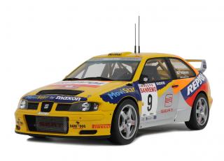 Seat Cordoba Evo 2 WRC San Remo 1999 Harri Rovanperä / Risto Pietiläinen OttO mobile 1:18 Resinemodell (Türen, Motorhaube... nicht zu öffnen!)